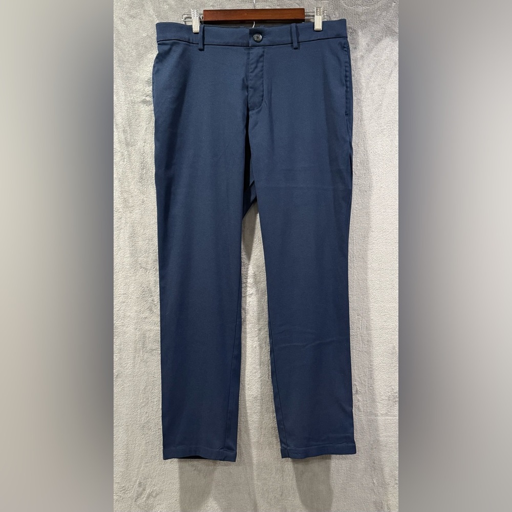 Nike Golf Pants Mens 34x30 Blue Dri-FIT Flex Standard Fit Performance Chino